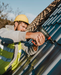 Tampa roofing repair specialist fixing damaged residential roof