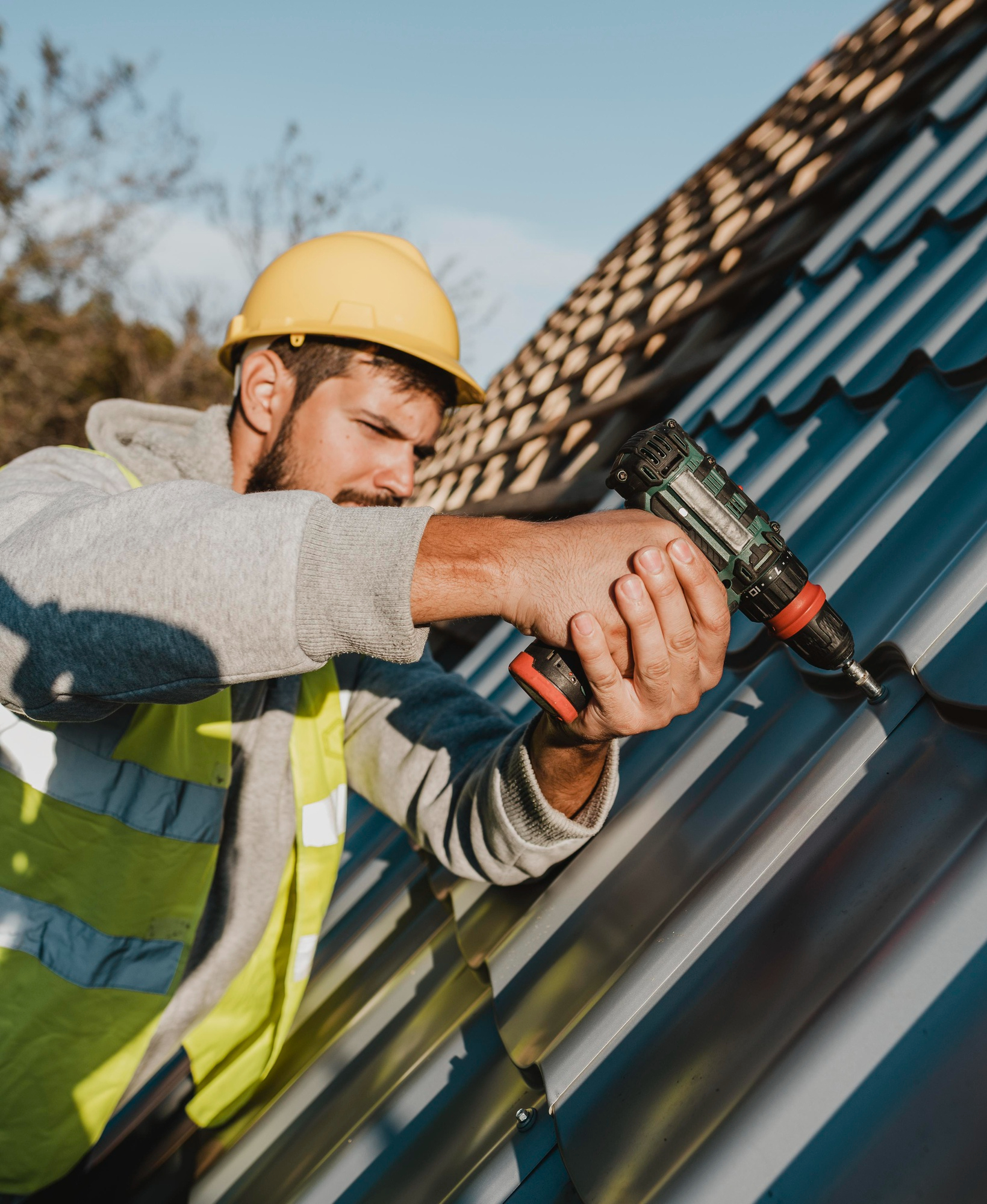 Tampa roofing repair specialist fixing damaged residential roof